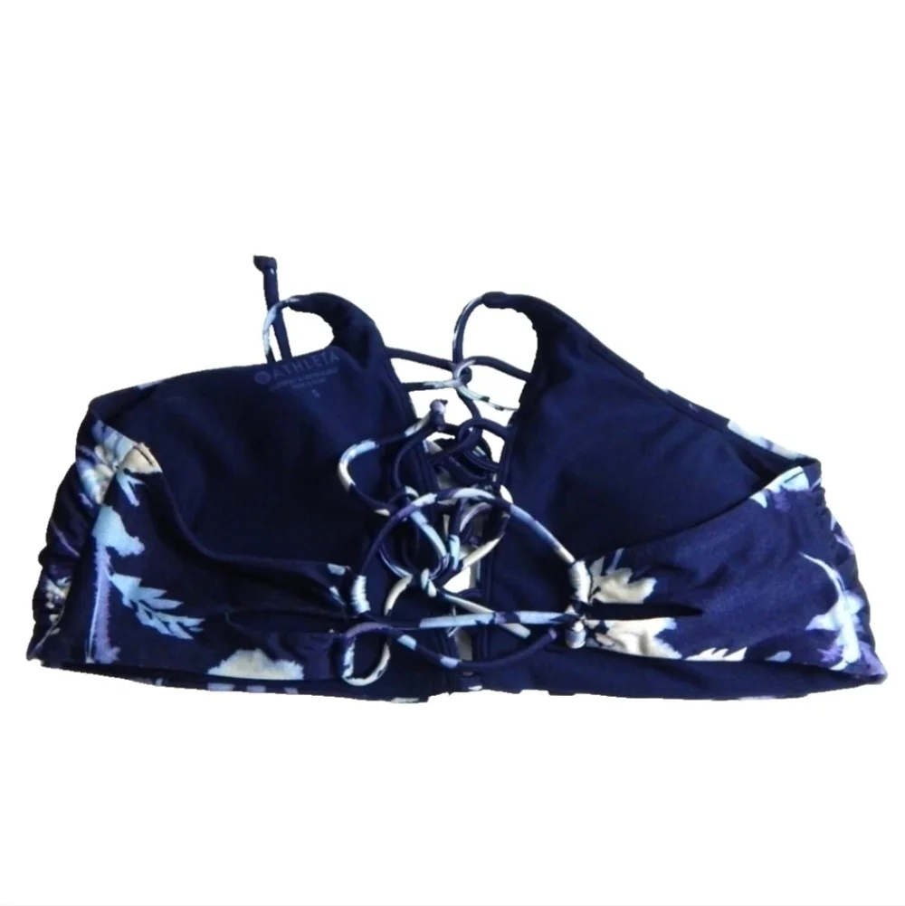 Athleta Aqualuxe Loop Bikini Top
